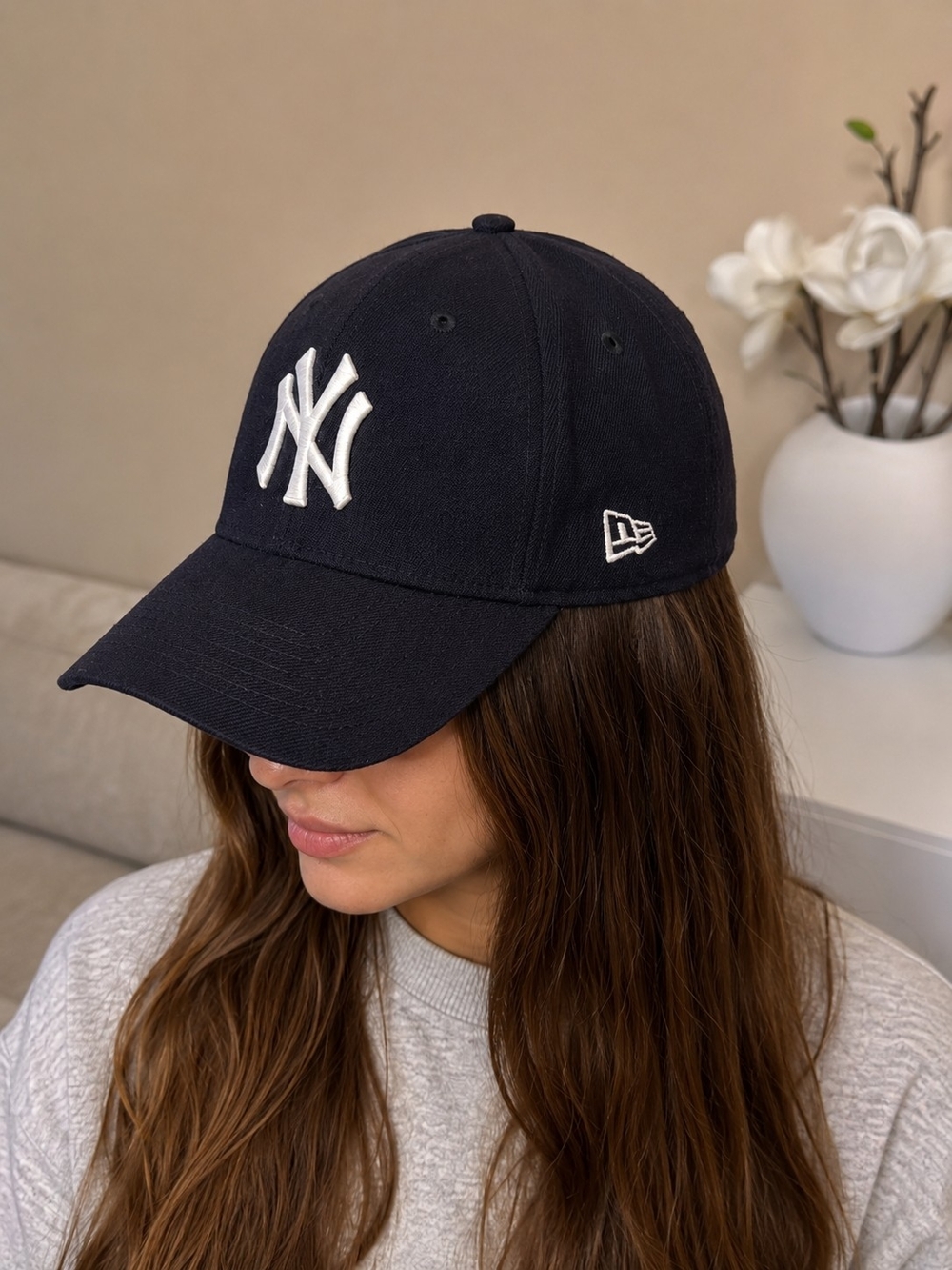 New Era 39THIRTY New York Yankees Navy Blue MLB Baseball Cap Hat S/M